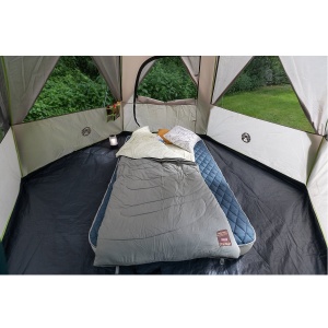 Cort de camping Coleman Polygon 6, 6 persoane, 100 impermeabil, 360 vedere, maro - Img 7