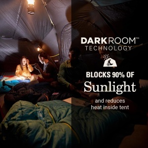 Cort de camping Coleman Skydome XL pentru 10 persoane, 90 blocare lumina, 5 minute montare - Img 2