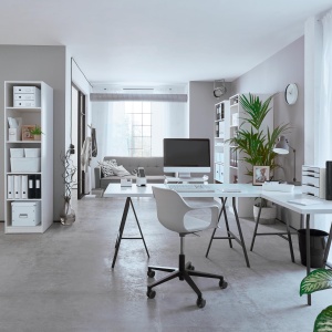 Cos de birou Leitz WOW A4, 4 bucati, design modern, negrugri - Img 7