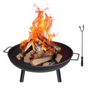 Cos de foc HYCHIKA, 58 cm, metalic, pentru gradina si terasa