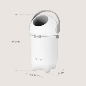 Cos de gunoi Lionelo Purebin, 10 litri, design modern, fara miros - Img 8