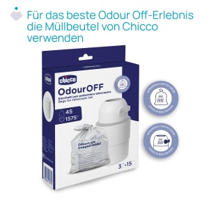 Cos de gunoi pentru scutece Chicco, compact, 35 scutece, verde - Img 8