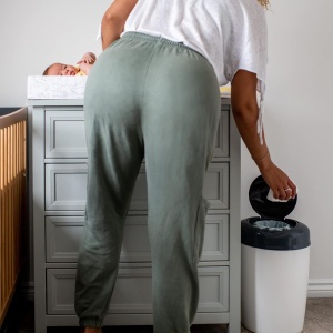 Cos de gunoi pentru scutece Tommee Tippee Simplee, capacitate 23 scutece, culoare gri - Img 8