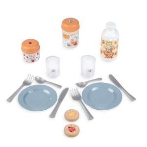 Cos de picnic 2-in-1 Winnie Puuh de la Smoby, cu 15 accesorii, pentru copii de la 18 luni - Img 4