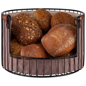 Cos pentru paine si fructe APS 30209, 27,5 cm, inaltime 18,5 cm, metal - Img 2