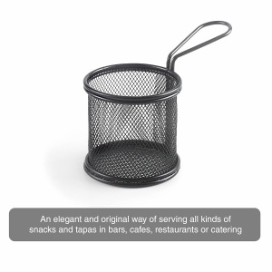Cos servire snack Lacor 61150, otel inoxidabil, mattschwarz, 9x8 cm - Img 5