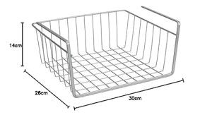 Cos suspendat Metaltex Kanguro 30cm argintiu rezistent la rugina - Img 7