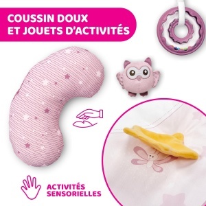 Covor de activitate pentru bebelusi Chicco Enjoy Colours 3in1, cu proiector si muzica, 83 cm - Img 8