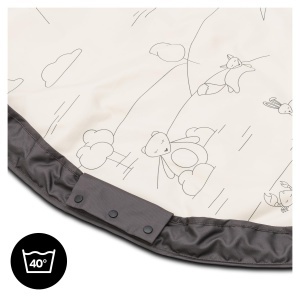 Covor de joaca hauck Play N Tidy, 120 cm, gri, 2in1, lavabil - Img 7
