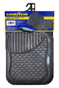 Covorase auto Goodyear GOD9020, set de 4, negru, antiderapante, PVC - Img 9