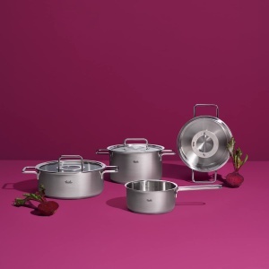 Cratita cu maner Fissler Pure Collection, 1.4L, inox, compatibila inductie - Img 4