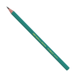 Creion BIC Evolution Original 650 HB, 12 bucati, verde, hexagonal