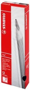 Creion colorat STABILO Trio dick, ergonomic, 24 culori, din lemn - Img 9