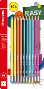 Creion cu radiera STABILO 160, grafit cu bruchsiguritate, 5 culori disponibile