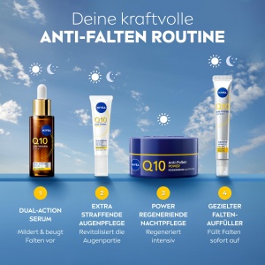 Crema de noapte NIVEA Q10, 50 ml, pentru toate tipurile de piele, anti-facere - Img 7