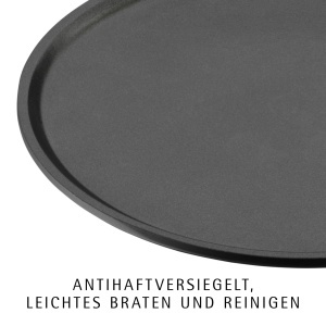 Cretiera WMF Devil 27 cm, Antiaderenta, Inclus Teigverteiler si Spatula din Lemn - Img 3