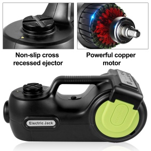 Cric electric hidraulic VEVOR, 5 tone, cu cheie de impact, afisaj LCD si pompa de umflat - Img 5