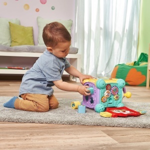 Cub interactiv de invatare VTech Baby Spielspa cu 6 laturi, pentru 12-36 luni - Img 6