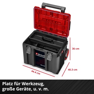 Cufar de unelte Einhell E-Case Rolling Workshop SEALED, 120 kg, modular - Img 4