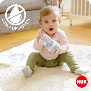 Cupa de invatare NUK Magic Cup, 230 ml, design 360, BPA-free, crab rosu - Img 3