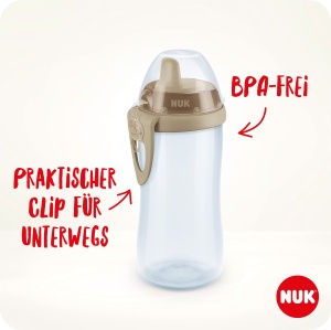 Cupa pentru copii NUK Kiddy Cup, 300 ml, galbena, rezistenta la muscaturi - Img 4