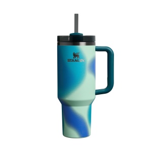 Cupa termoizolanta Stanley 1913 Quencher H2.0, 1.2L, culoare Coastal Teal Motion