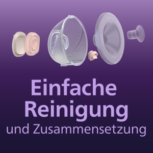 Cupe de picurare duble hands-free Philips Avent, cupe de picurare ultra-usoare si transparente pentru pompa de san electrica, 4 scuturi (2 x 21 mm, 2 x 24 mm), 2 insertii de 19 mm, SCF439/01 - Img 6