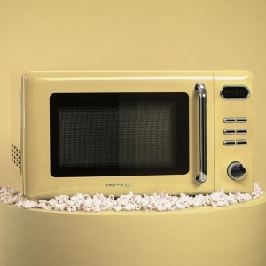 Cuptor cu microunde Cecotec ProClean 5110 Retro Yellow 20L 700W Grill Design Vintage Galben - Img 4