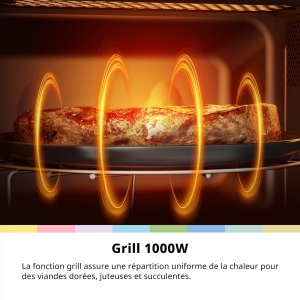 Cuptor cu microunde COMFEE CMO-MG202NC(BK), 20 litri, 700 W, negru - Img 3