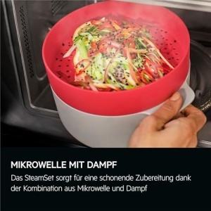 Cuptor cu microunde incorporabil AEG Serie 6000 TB6SM171DB 17L Negru Functie abur Touch control - Img 11