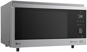 Cuptor cu microunde LG Electronics MJ 3965 ACS, 54.4 cm, Negru cu Accente din Inox - Img 2