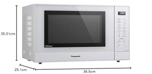 Cuptor cu microunde Panasonic NN-ST45KWEPG 32L 1000W Alb Tehnologie Inverter - Img 8