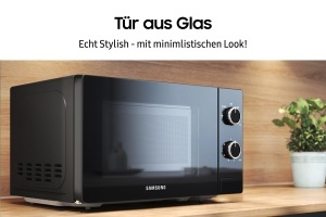 Cuptor cu microunde Samsung MS20A3010AHEG, 20 l, 700 W, AlbNegru - Img 4