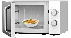 Cuptor cu microunde Sencor cu gratar - Puternic si elegant - Aparat multifunctional cu interior emailat pentru curatare usoara, 20L, alb - SMW 4220WH - Img 2