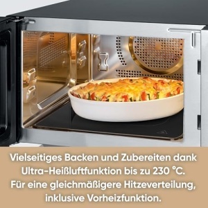 Cuptor cu microunde Severin MW 7777 3-in-1 NegruEdelstahl Flatbed Grill si Functie Aer Cald - Img 10