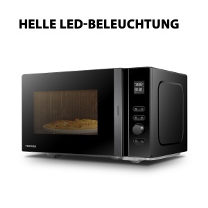 Cuptor cu microunde Toshiba MV-AM20TBK 20L 800W 12 programe automate Negru - Img 6