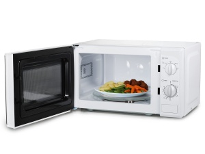Cuptor cu microunde Tristar MW-2706, 700W, 20L, 5 niveluri de putere, alb - Img 3