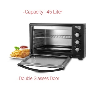 Cuptor electric cu convectie Zilan, Zerya, 45 L, multifunctional, programabil, 230 deg, temporizator 60 minute, oprire automata, 2000 W - Img 4