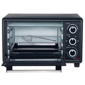 Cuptor electric mini OptimumX 20L, 1380W, Timer 60 min, Negru - Img 6