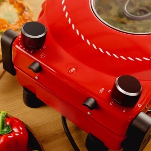 Cuptor electric pentru pizza Cecotec Mama Mia Window 1200 W 400degC Timer 15 min Placa ceramica - Img 8