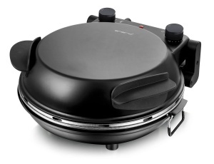 Cuptor pizza Emerio PM-1290322 315 cm 1200 W piatra refractara negru - Img 2