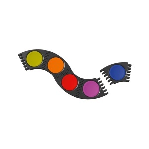 Cutie de culori Faber-Castell Connector 12 culori cu alb - Img 5