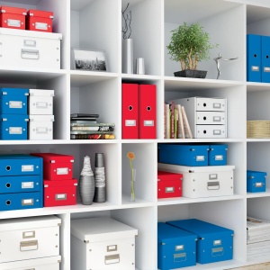 Cutie de depozitare Leitz Click Store 16L, rosie, din 85 hartie reciclata - Img 9