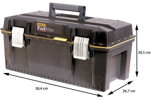 Cutie de unelte STANLEY FatMax 32L, rezistenta la apa, cu maner si inchidere metalica - Img 3