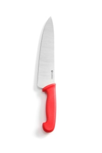 Cutit bucatarie HENDI HACCP 240mm otel inoxidabil maner ergonomic rosu
