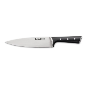 Cutit bucatarie Tefal Ice Force 20 cm tehnologie anti-coroziva otel inoxidabil maner ergonomic negru - Img 2