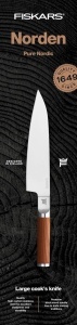 Cutit de Bucatarie Fiskars Norden, 21,1 cm, Otel German, Maner din Lemn de Birca - Img 6