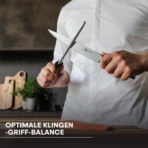 Cutit de bucatarie MasterChef, 20cm, din otel inoxidabil, super ascutit - Img 3