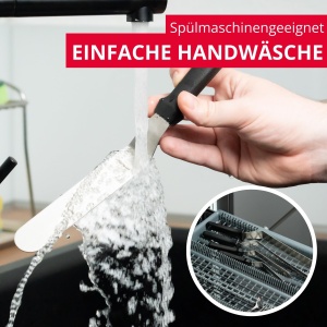 Cutit de cofetarie Westmark Professional Angle PalletCofetar Unghiular Flexibil Dimensiunea lamei 3 x 10 cm Lungime 25 cm Otel inoxidabilPlastic Maste - Img 6