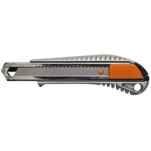 Cutit de taiat Fiskars Profi, metal, 18 mm, portocaliusilver